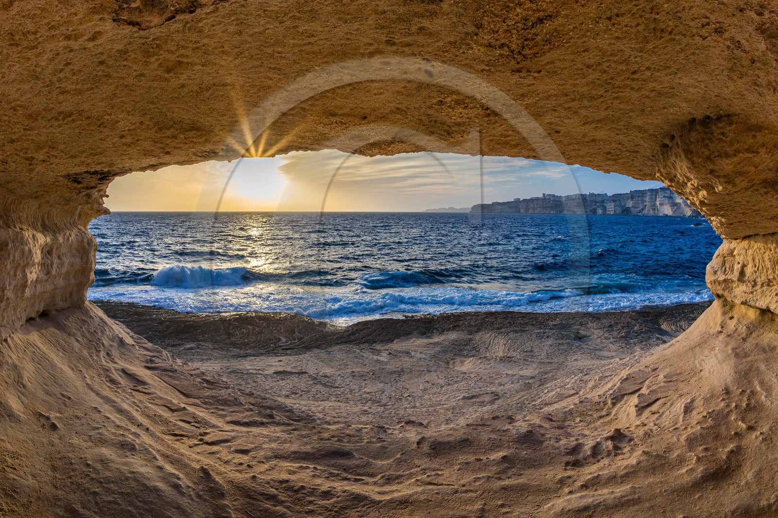 Falaises de calcaire de Bonifacio