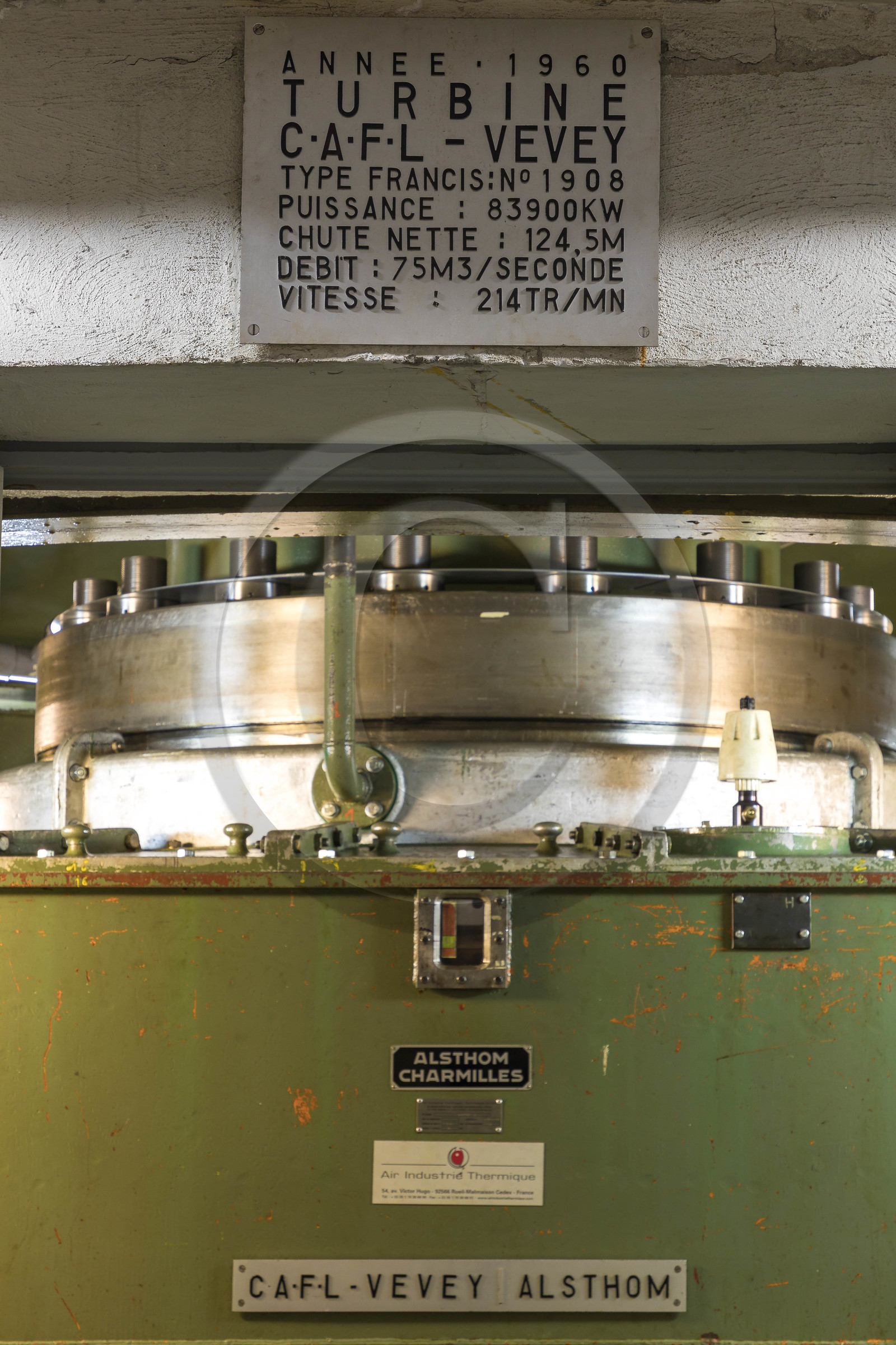 Barrage de Serre-Ponçon, usine hydroélectrique EDF