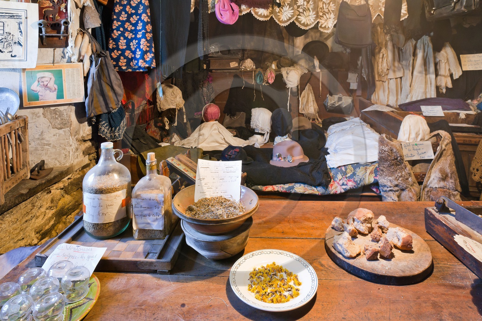 Saint-Véran, une des plus vieilles maisons du village, Musée de l'habitat et de la vie d'autrefois restée en état depuis 1976, dernier témoignage du passé