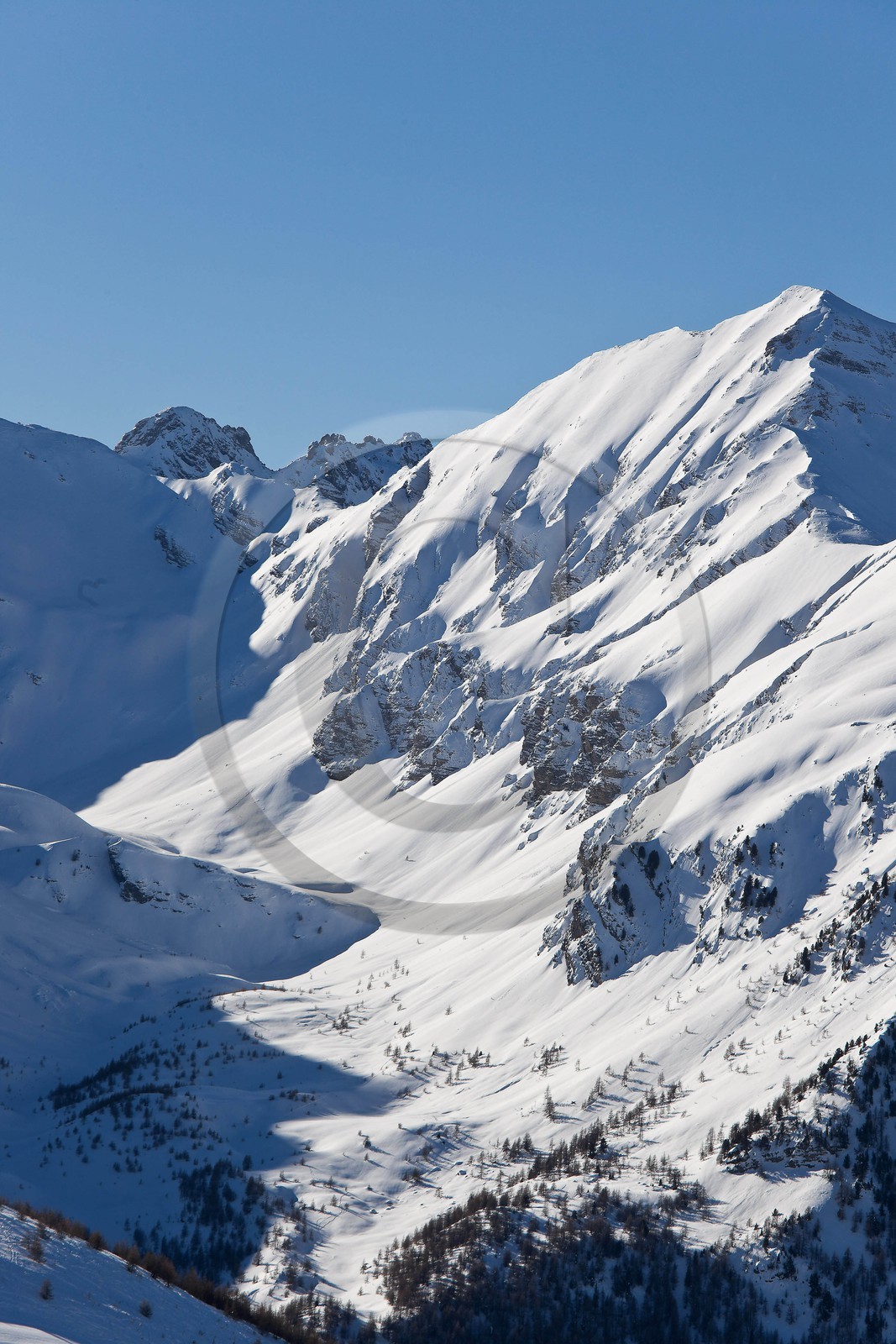 Les Orres, Vallon de Muretier, Le Pouzenc et le Pic Silhourais
