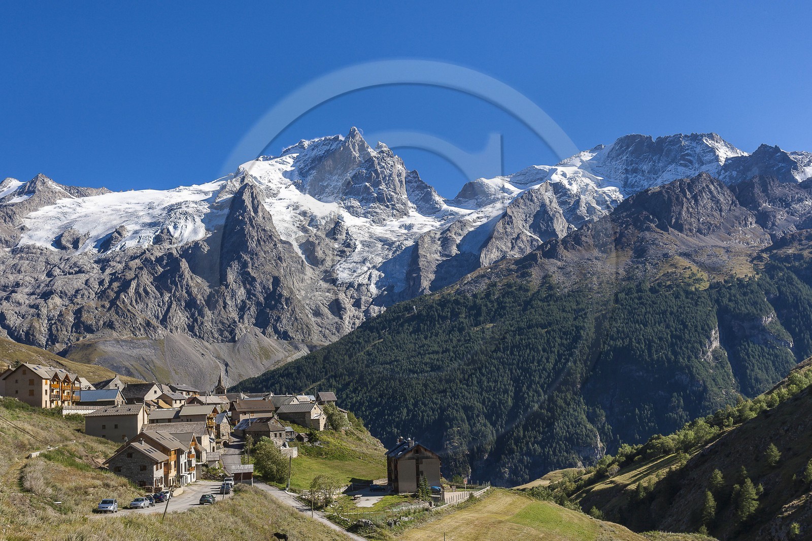La Meije, La Grave, hameau le Chazelet