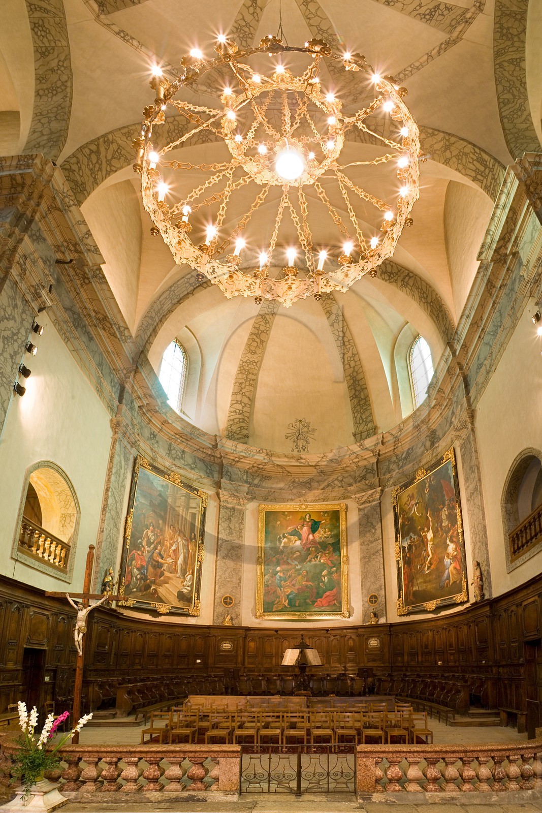 Briançon, cité Vauban,  Église paroissiale Notre-Dame-et-Saint-Nicolas (ancienne collégiale Notre-Dame)