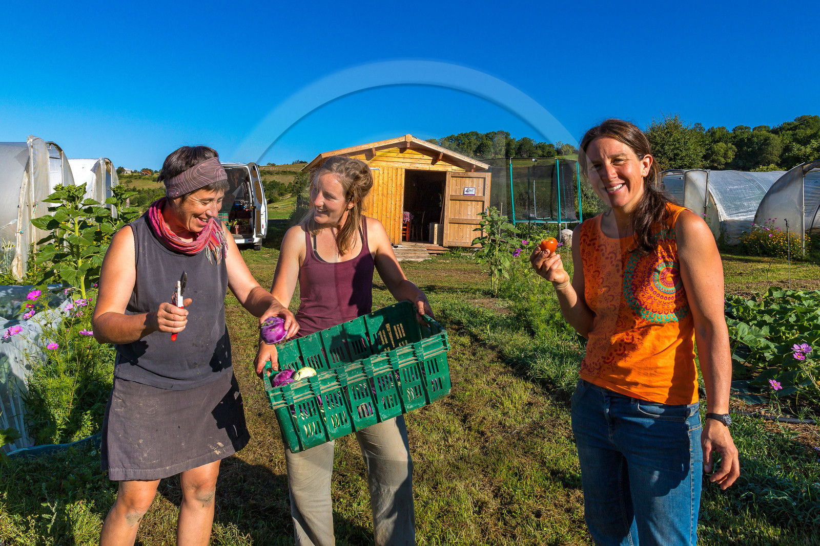 LéguMontagne, Sylvie Jaussaud et  Bertille Gieu, Maraîchères bio