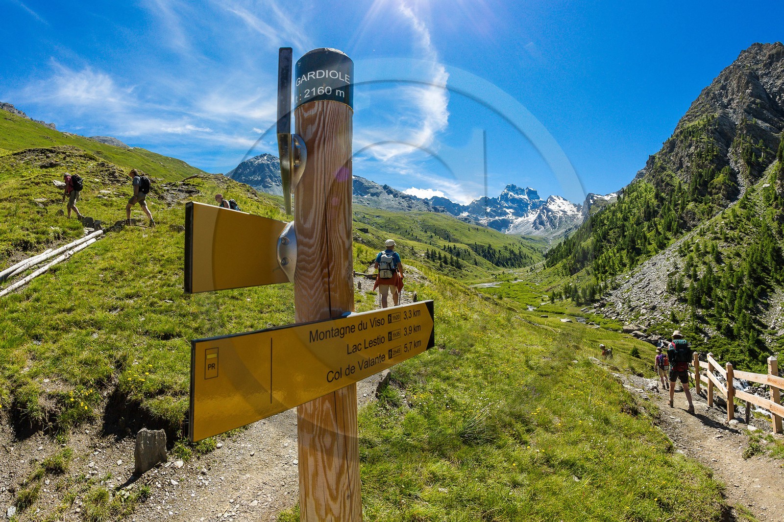 Réserve naturelle de Ristolas-Mont Viso, randonnée au grand belvédère du Viso