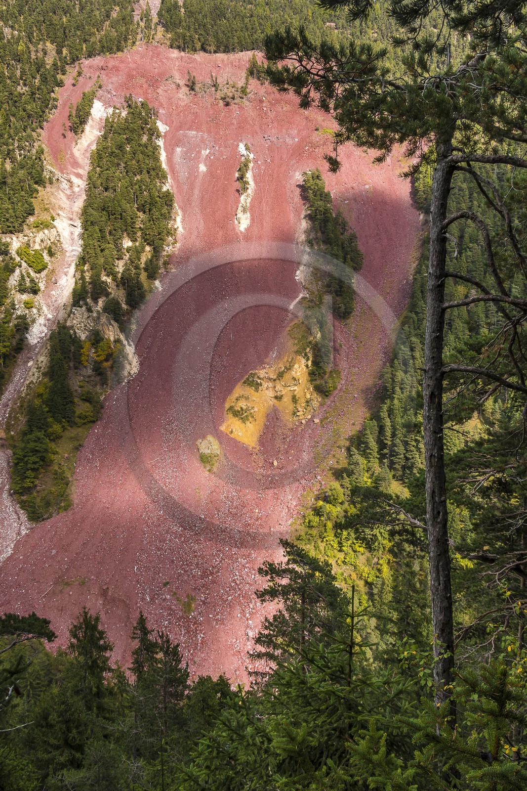 Vallée de la Tinée, Roubion, gorges de la Vionène, las chalanchas