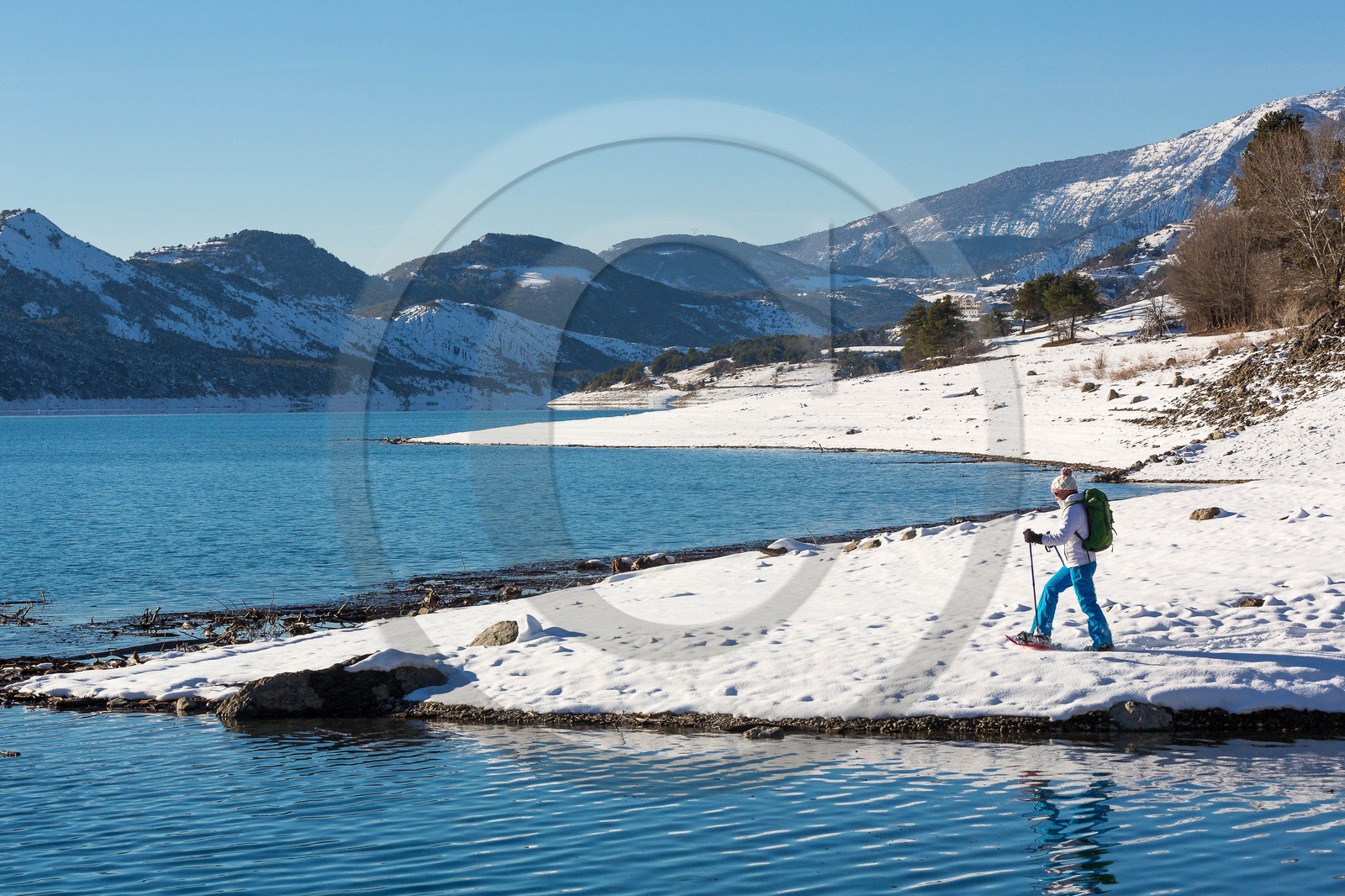 Lac de Serre-Ponçon, vallée de l'Ubaye