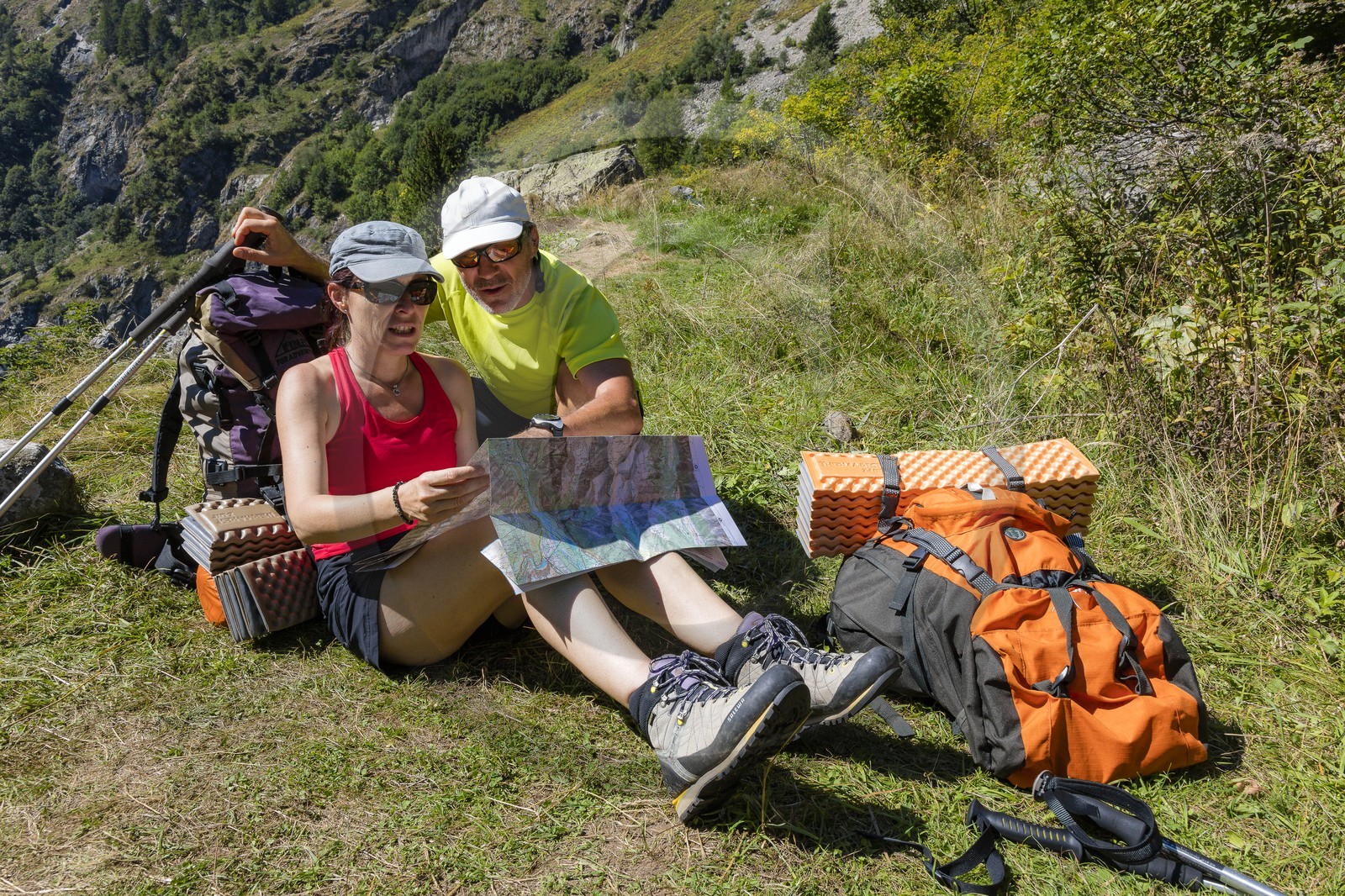 Randonnée pédestre sur le GR54