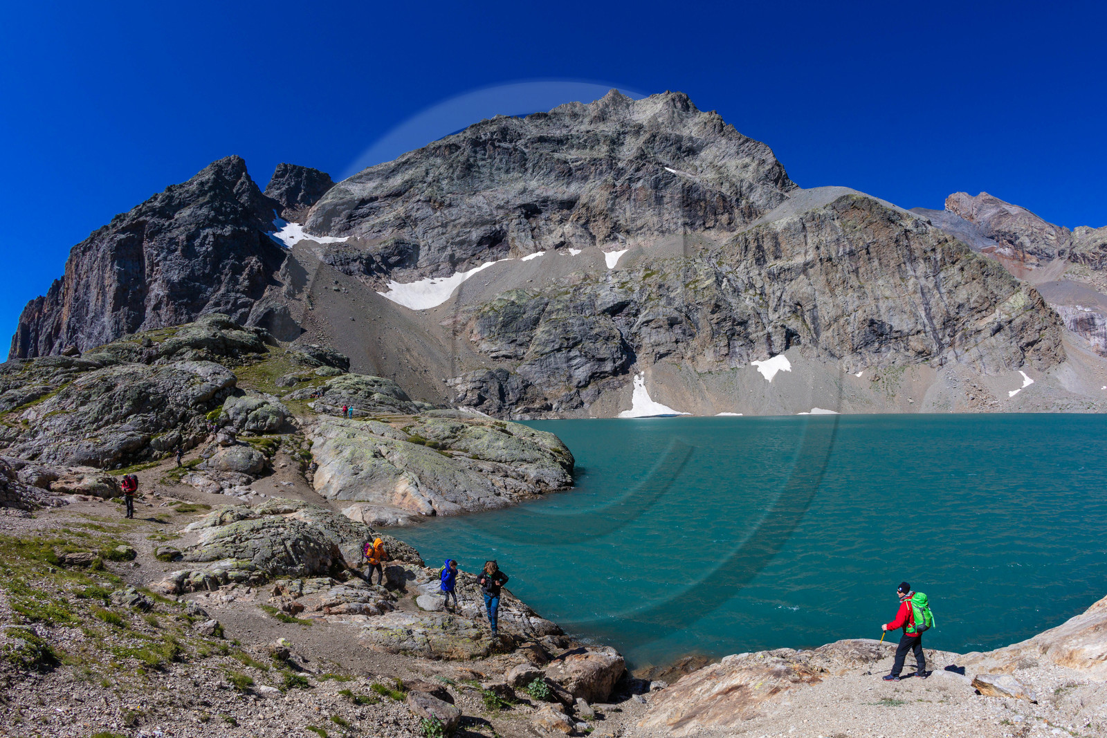 Grand tour des Ecrins, Lac de L'Eychauda