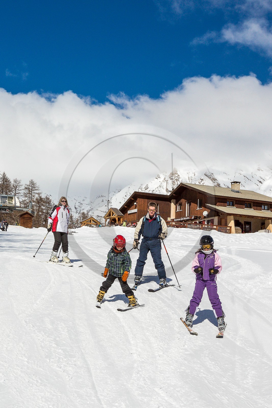 La Condamine-Châtelard, station de ski Saint-Anne La Condamine, ski famille