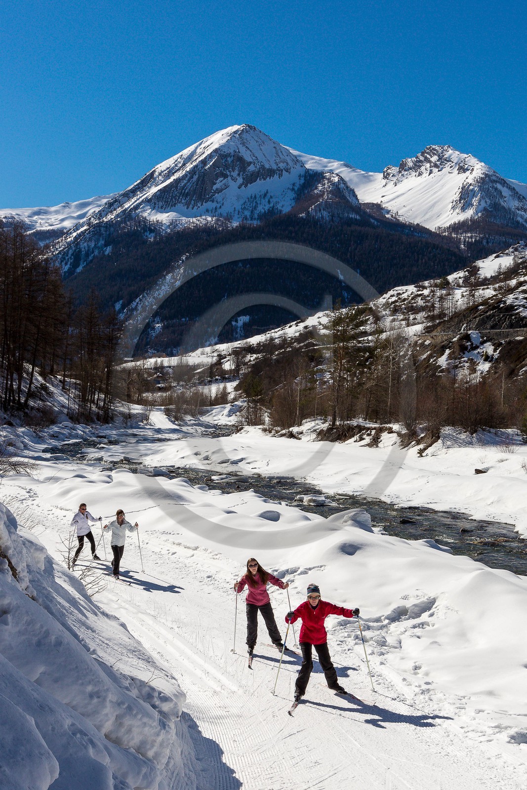 Saint-Paul-sur-Ubaye, Ski nordique, ski de fond