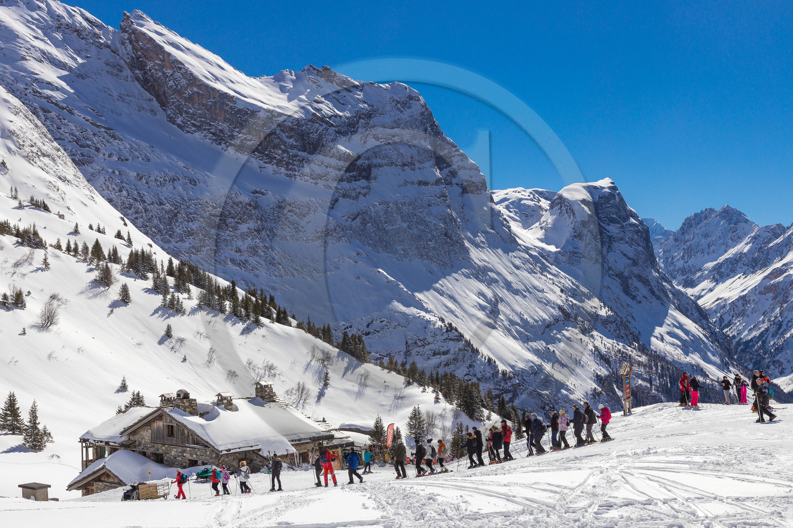 Pralognan-la-Vanoise, randonnée en raquettes à neige