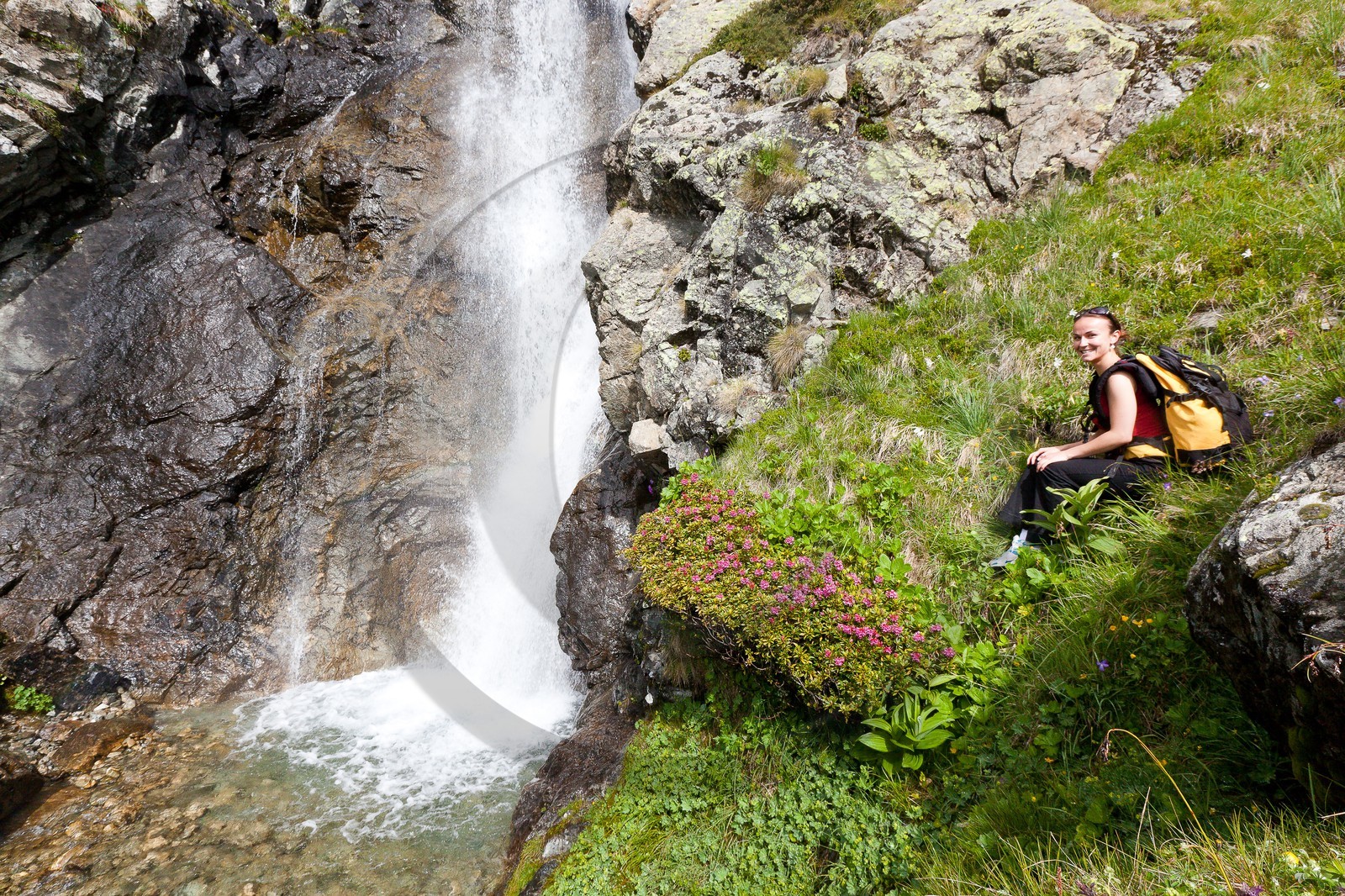 Randonnée à la cascade