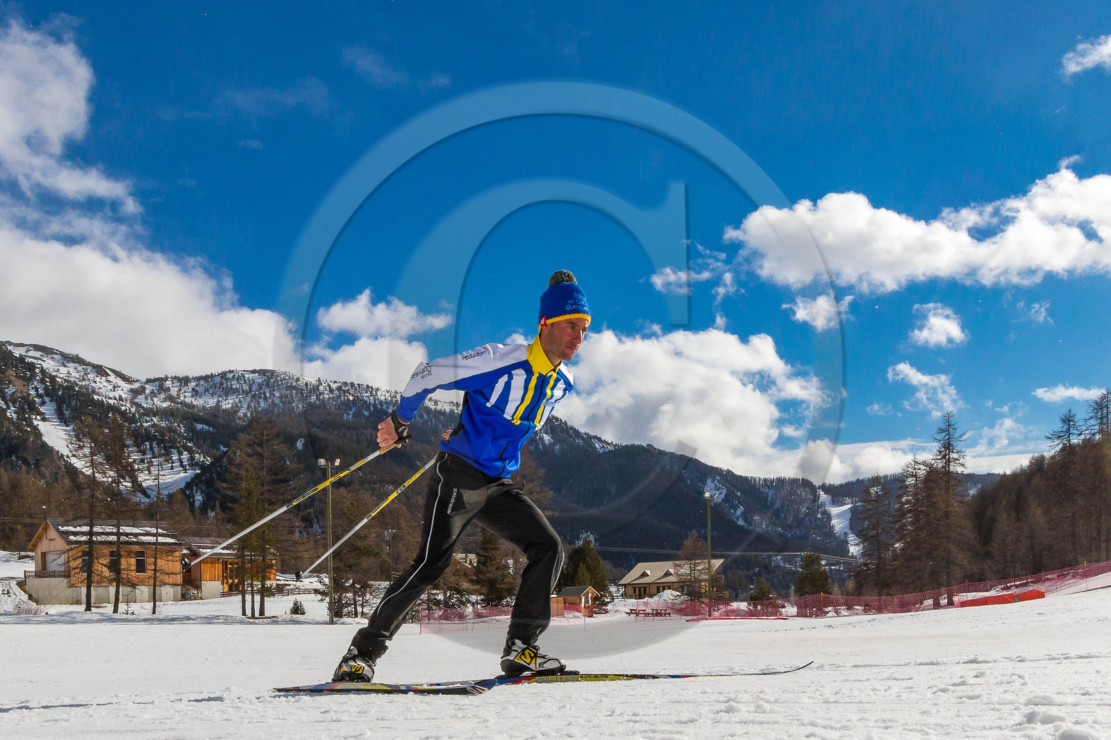 Arvieux, Arnaud Barbesier moniteur de ski nordique