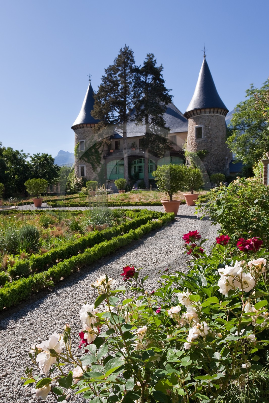 Château de Picomtal,  les jardins du château