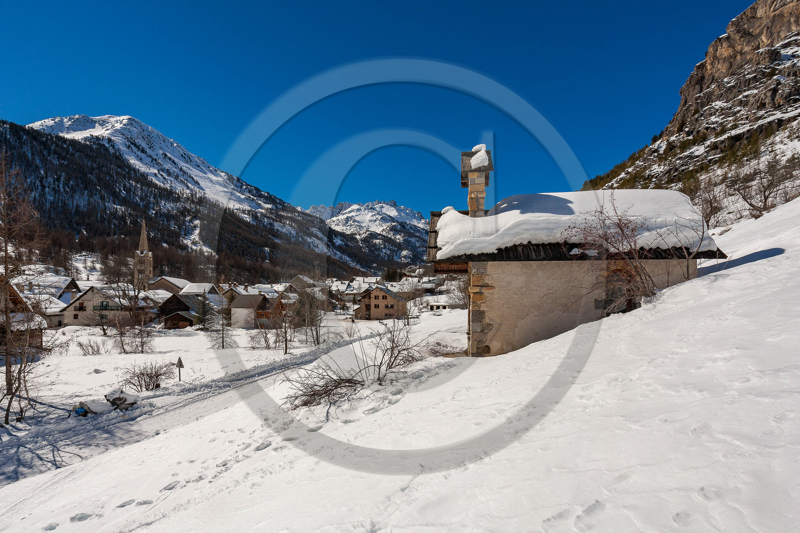 Vallée de la Clarée, village de Névache