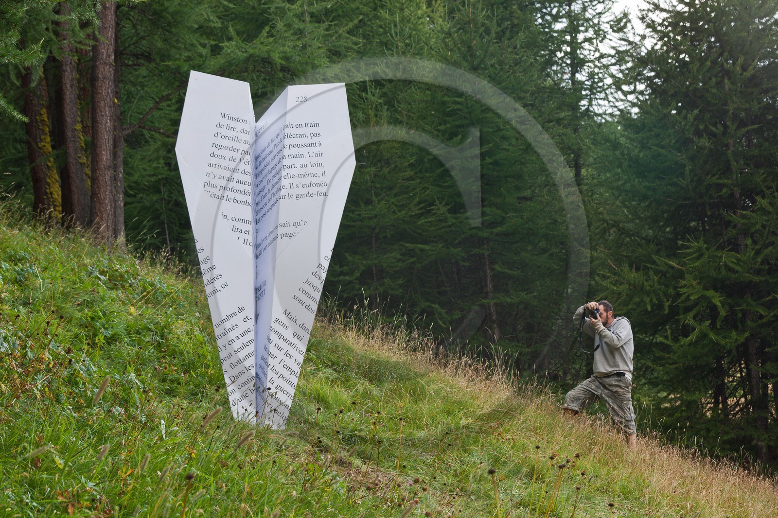 Sentiers Art et Nature Queyras et Val Varaita, Luciano di Rosa