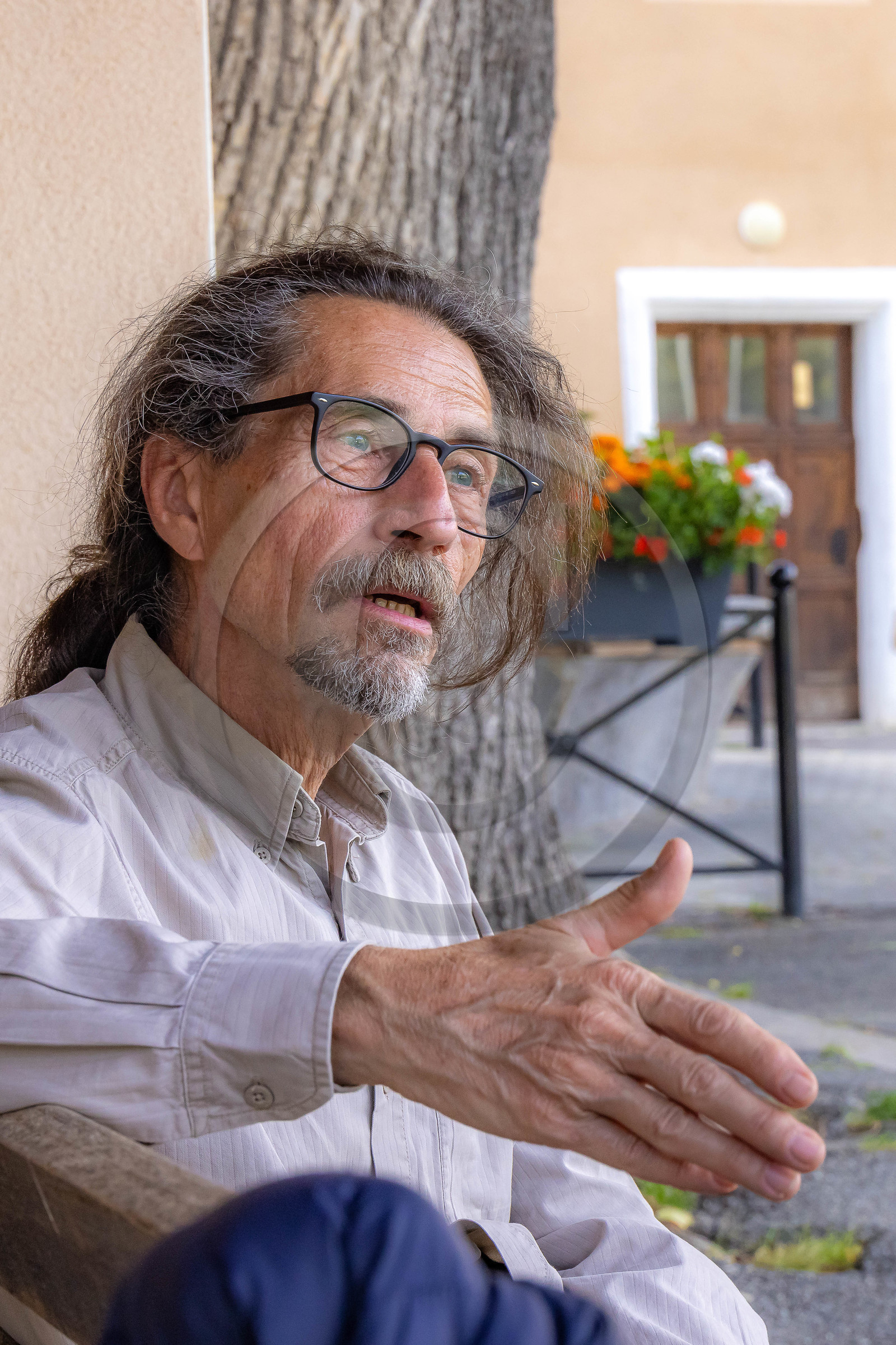 Régis Rioton, maire de Bayons