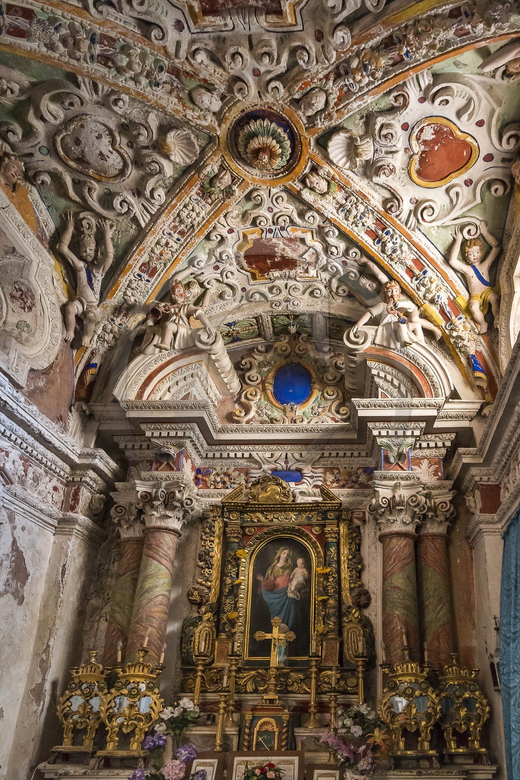 Vallée de la Tinée, Roubion, Eglise Notre-Dame du Mont Carmel