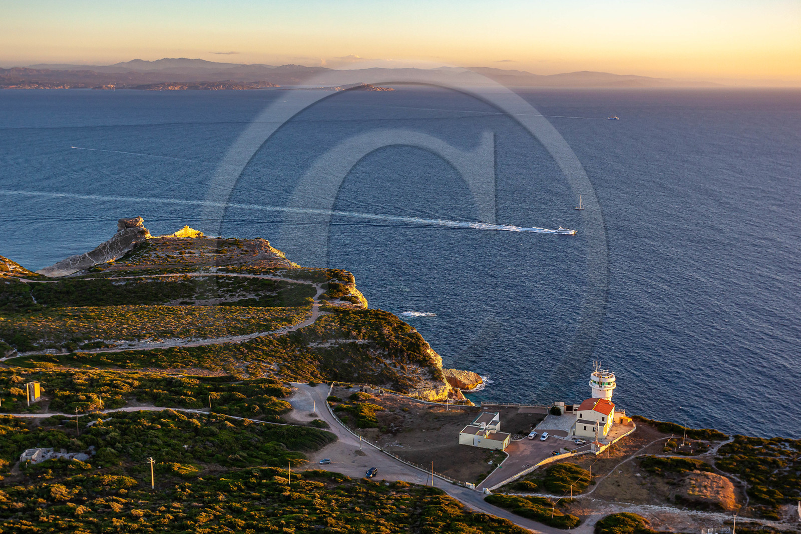 Bonifacio, sémaphore de Pertusato