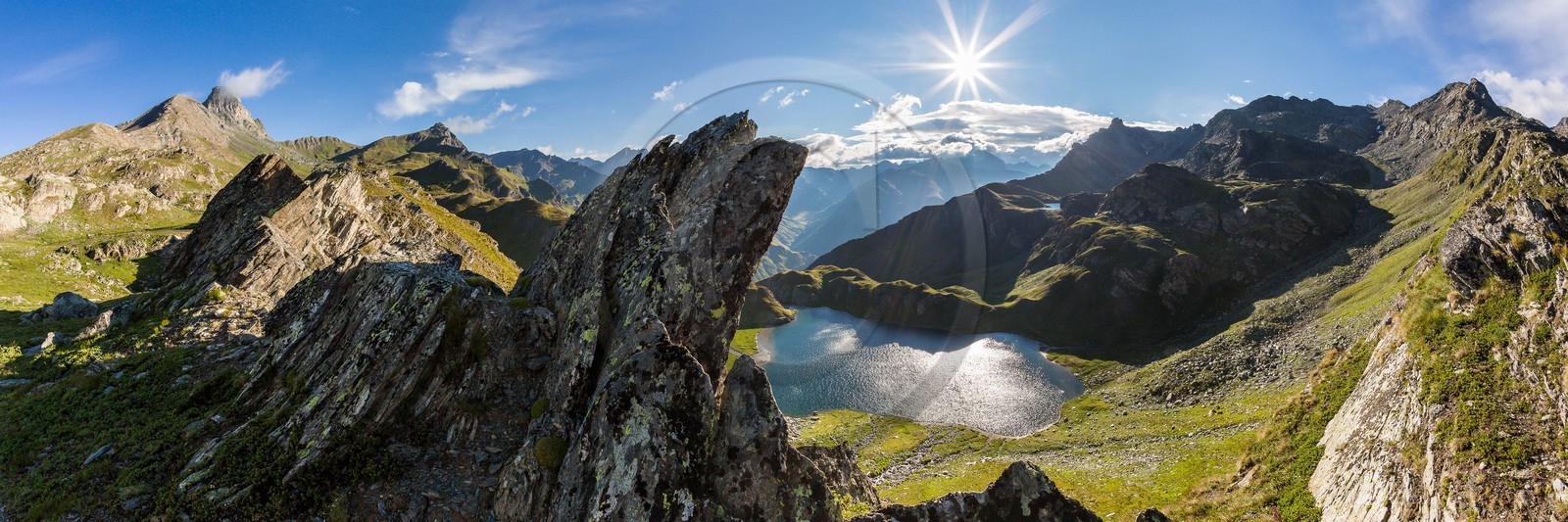 col du Longet,  Lac Bleu, Lago bleu