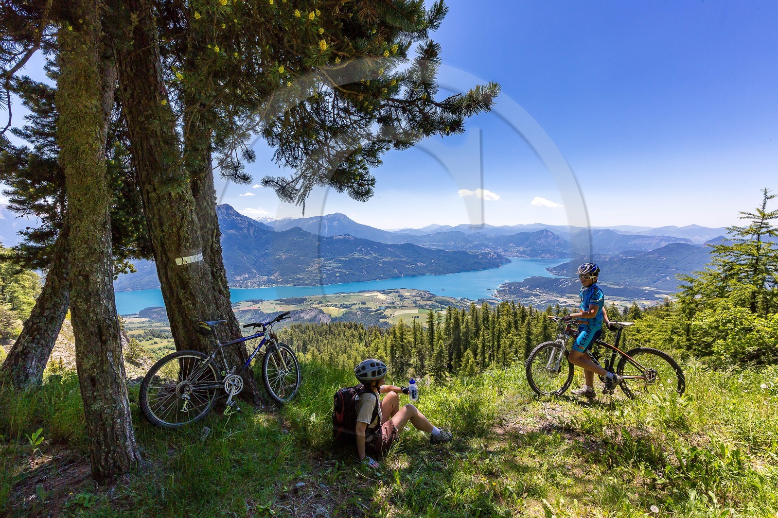 Réallon, vtt à Plate Longue