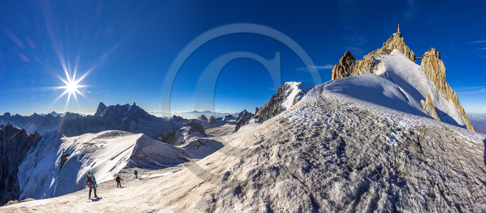 Géomorphologie à l'Aiguille du Midi