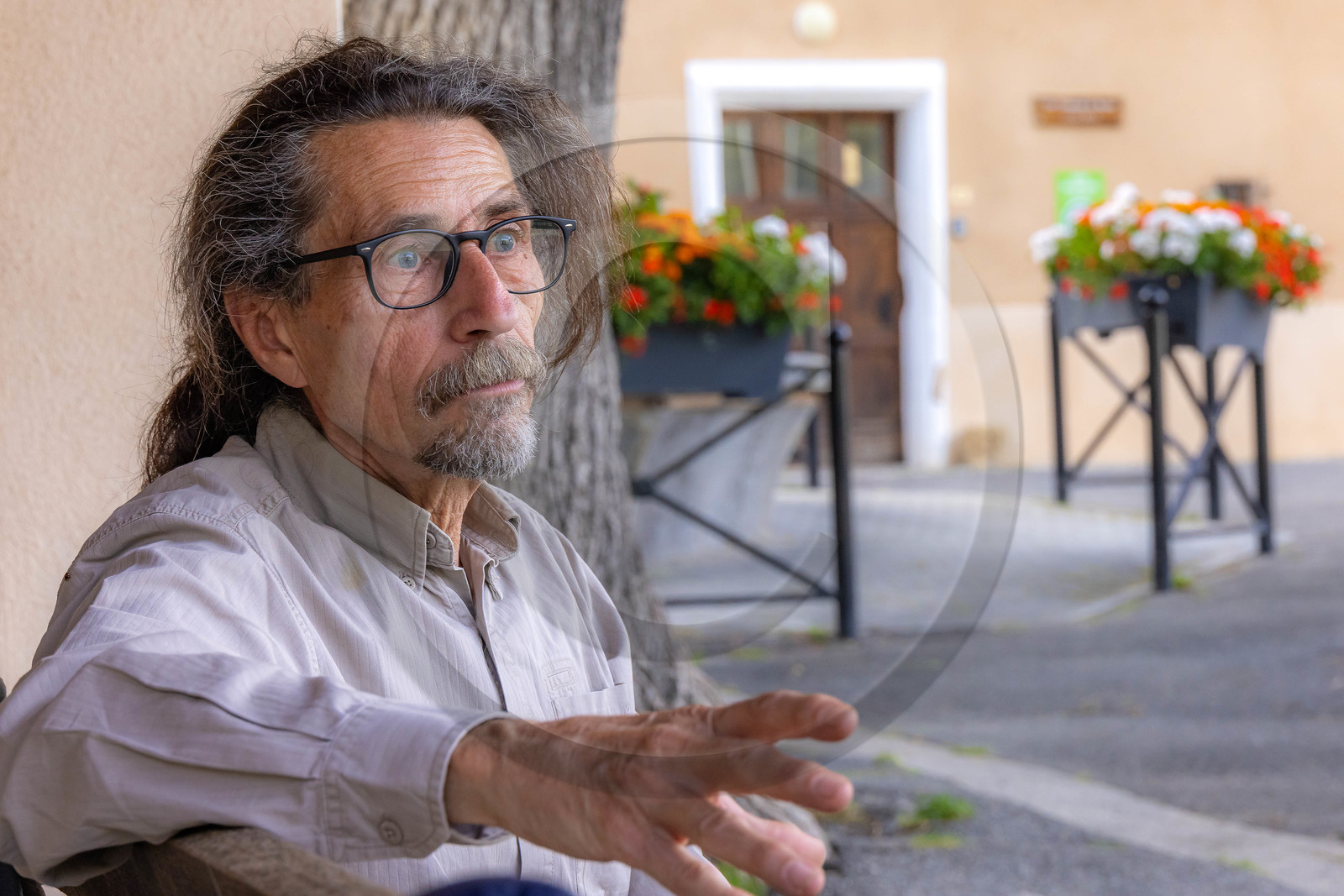 Régis Rioton, maire de Bayons