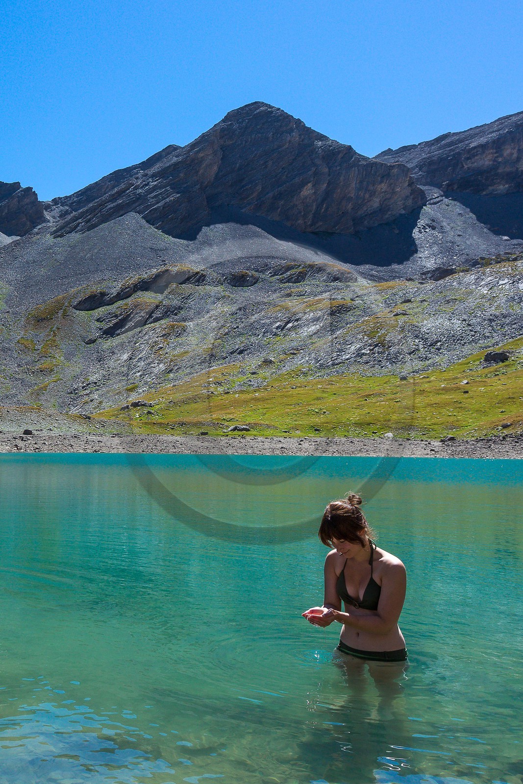 Vallon du lauzanier, Lac Derrière-la-Croix 2428 m
