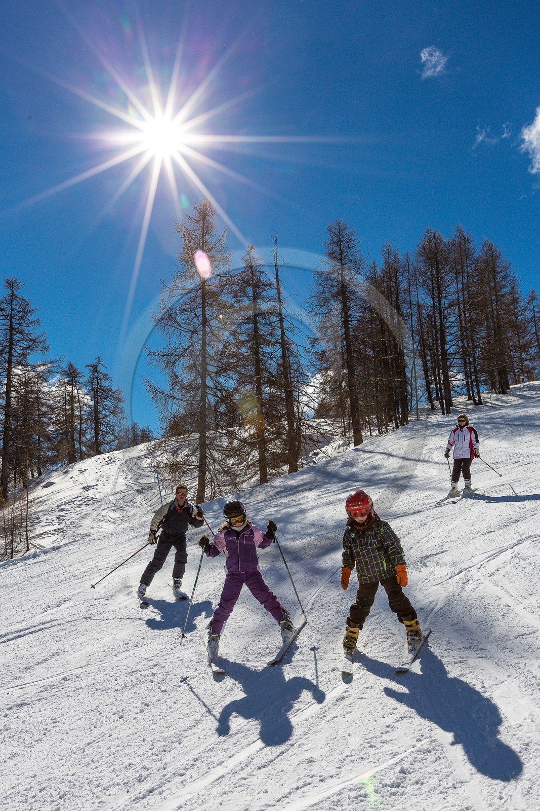La Condamine-Châtelard, station de ski Saint-Anne La Condamine, ski famille