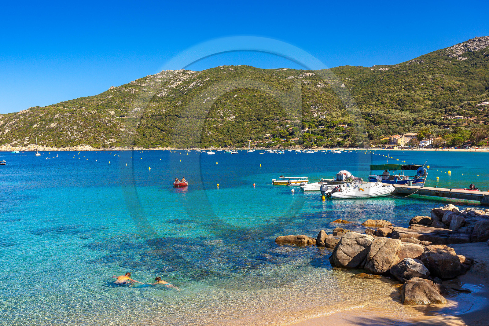 Belvédère-Campomoro, la plage