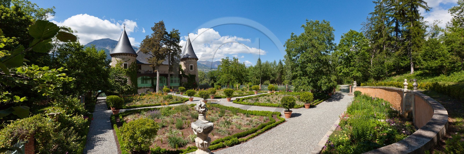 Château de Picomtal,  les jardins du château