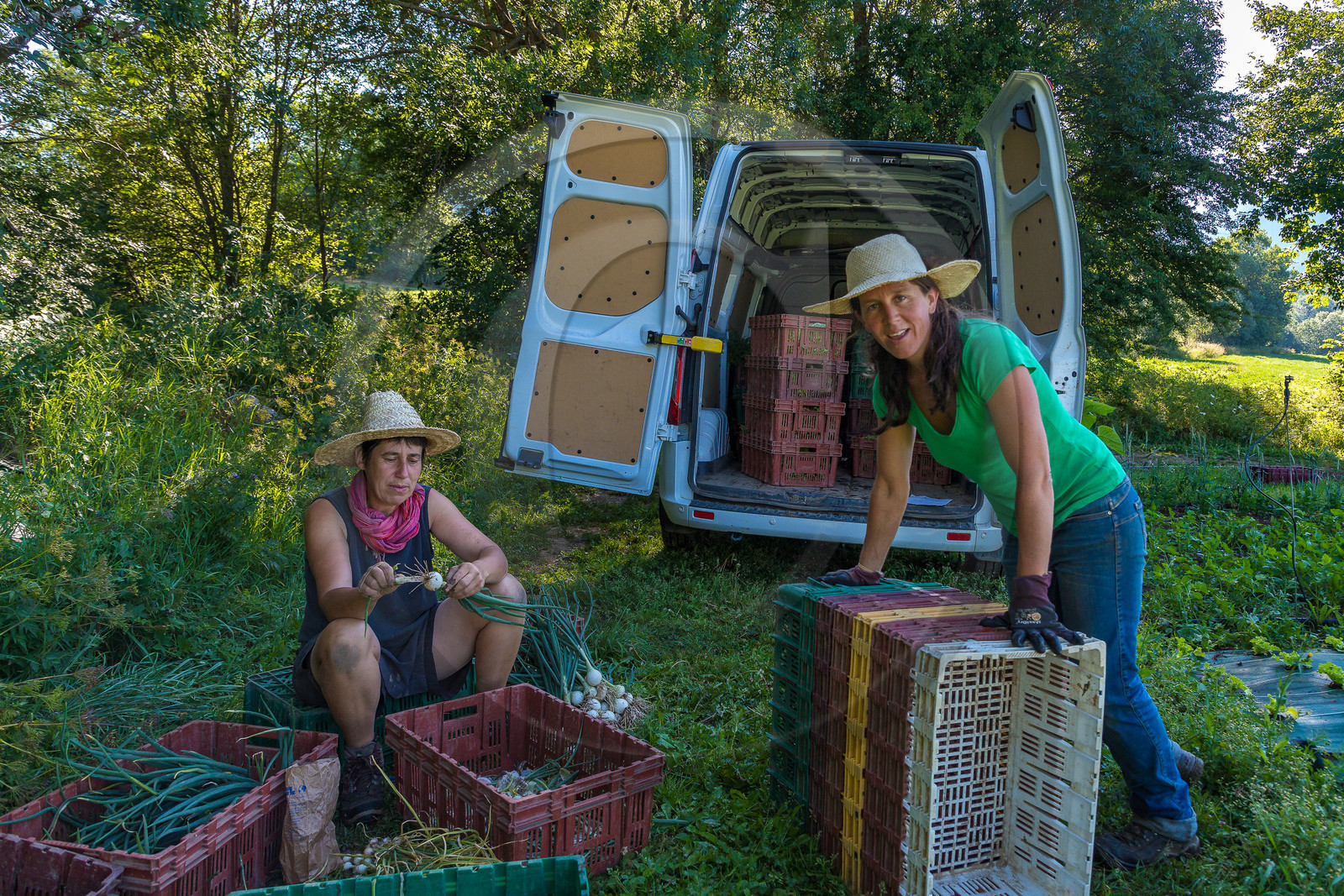 LéguMontagne, Sylvie Jaussaud et  Bertille Gieu, Maraîchères bio