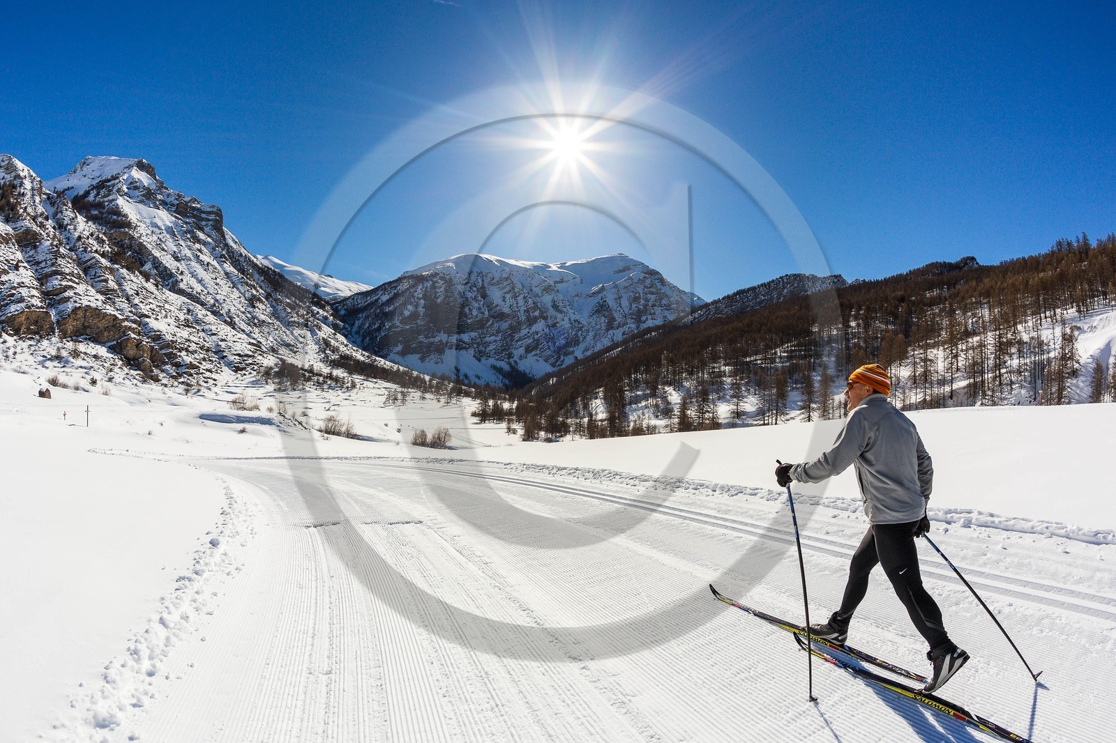 Crévoux, ski de fond