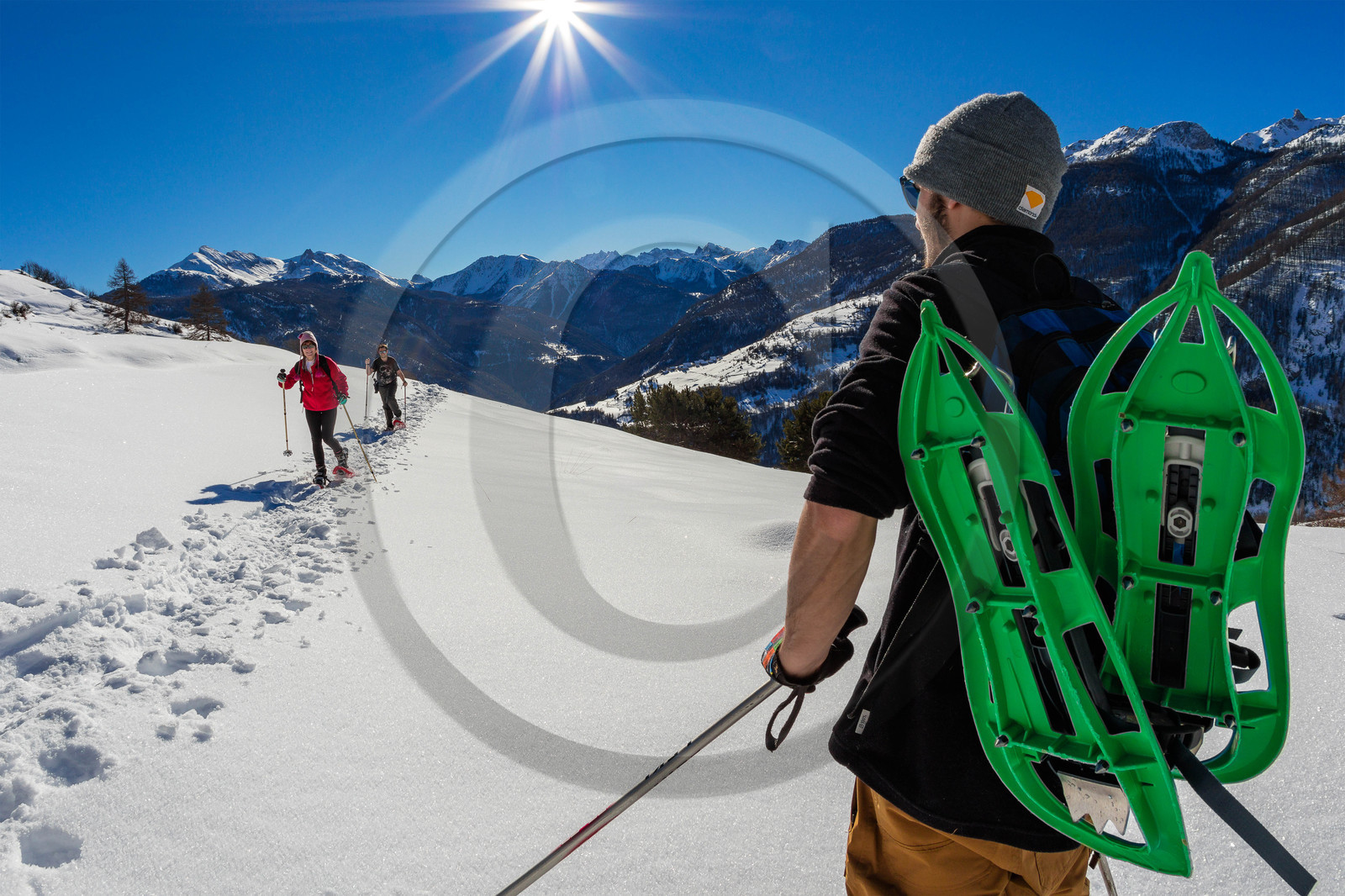 Randonnée en raquettes à neige