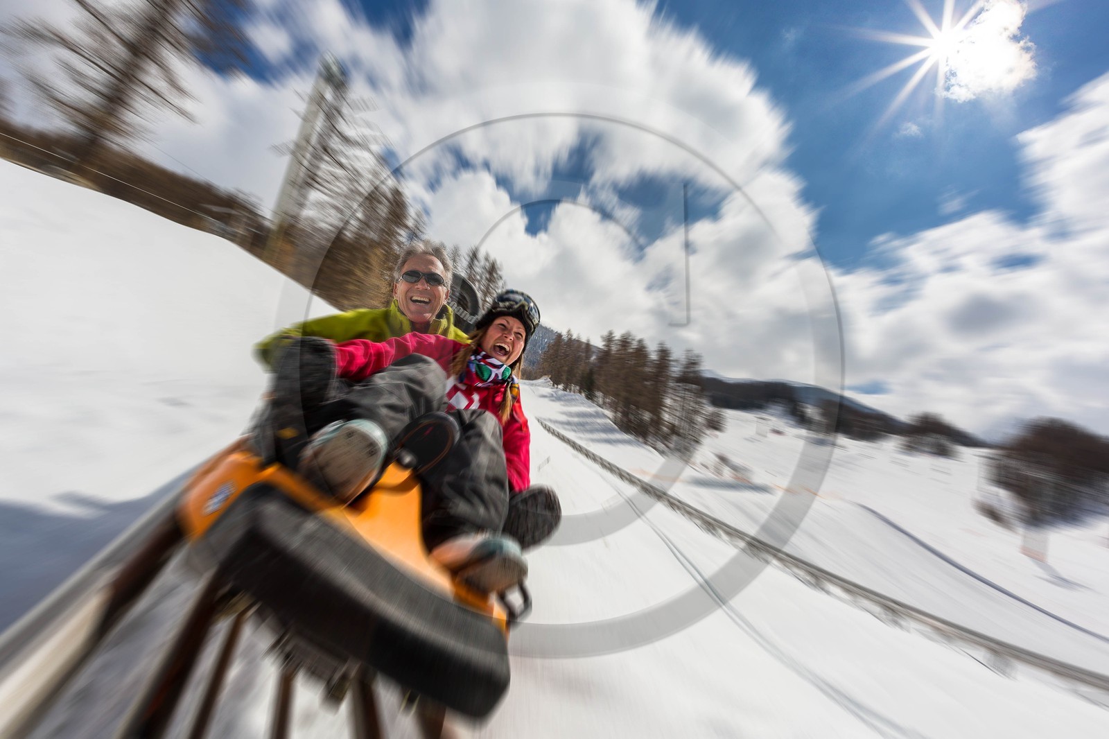 Les Orres, luge L'Orrian Express