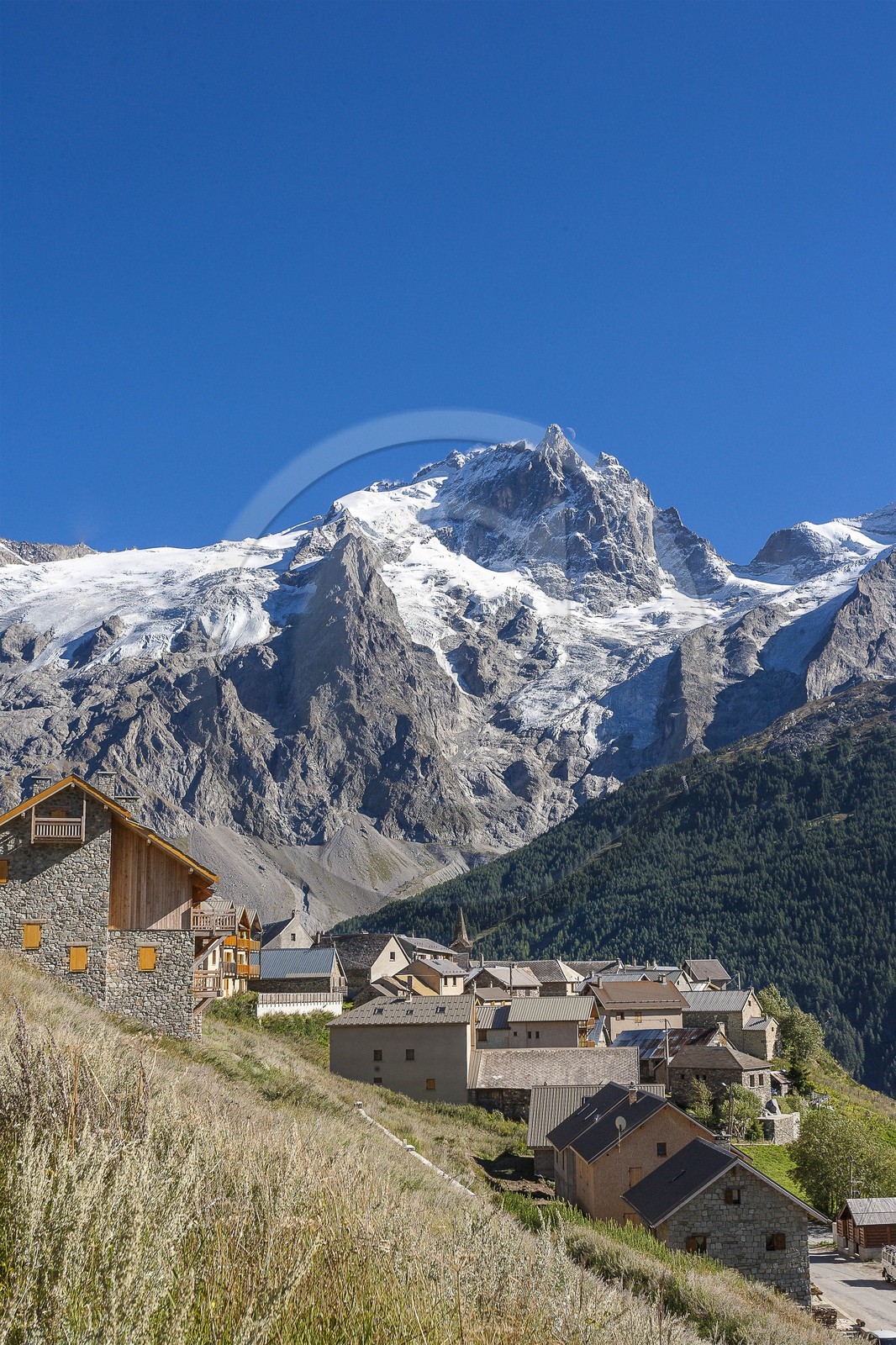 La Meije, La Grave, hameau le Chazelet
