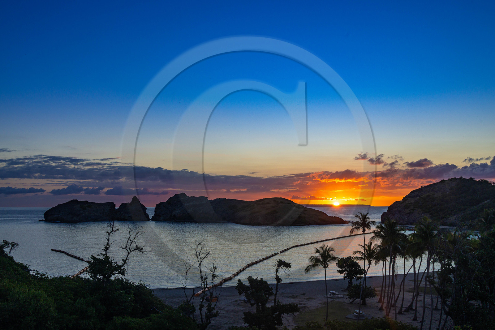 Iles des Saintes, Baie et plage de Pompierre