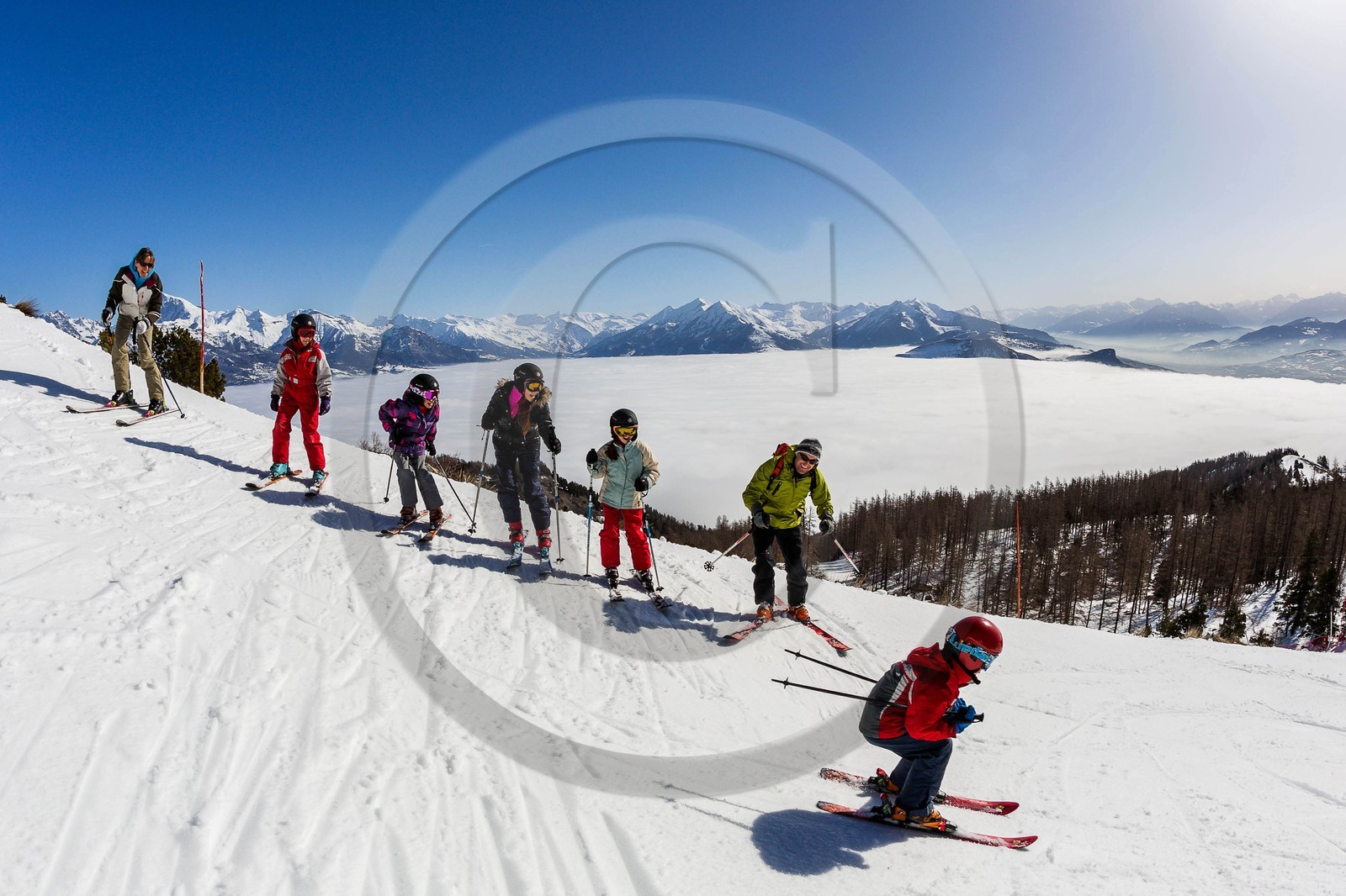 vallée du Champsaur, station de ski de Laye-en-Champsaur
