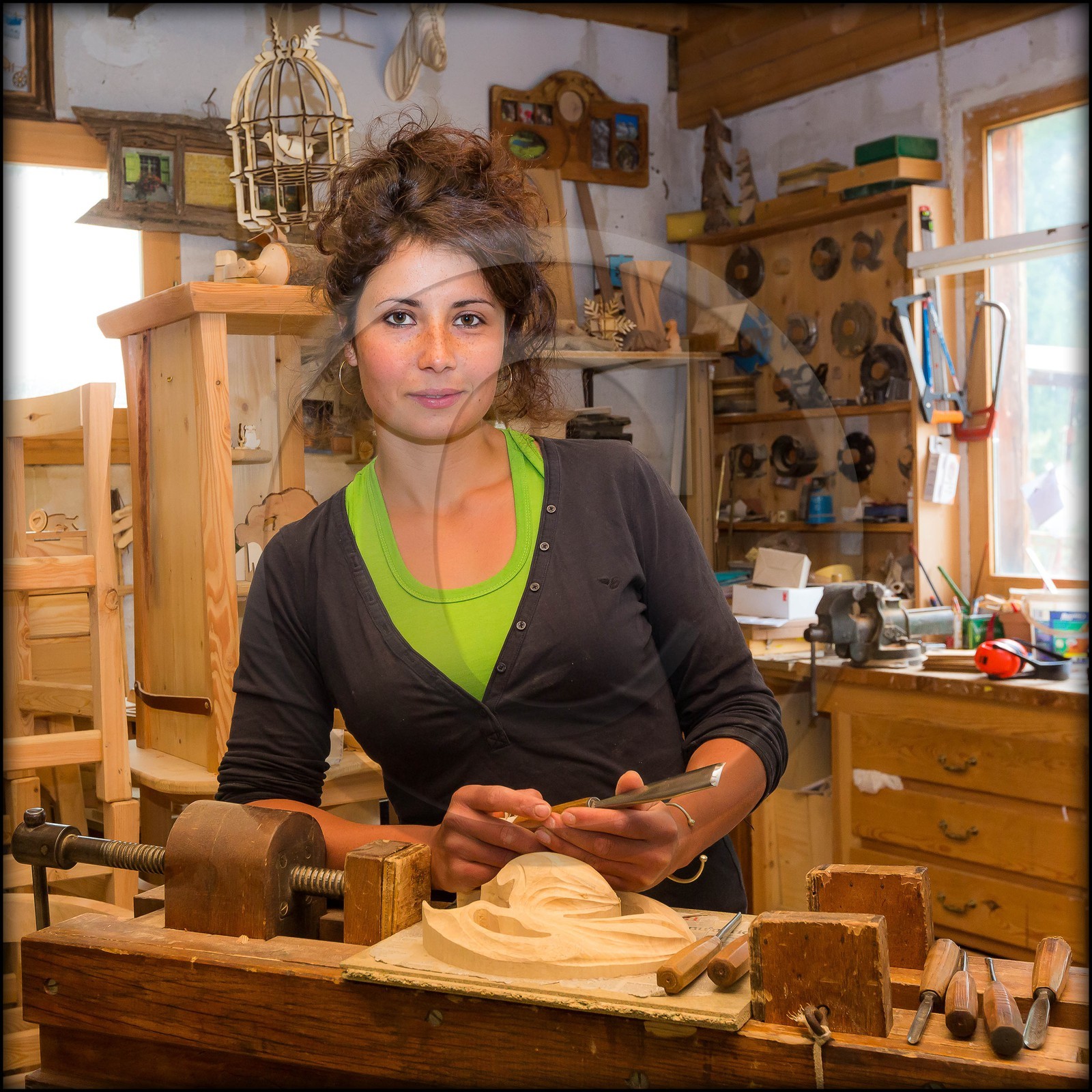Floranne Blanc-Debrune, Acanthernel, Sculpture, ébénisterie, créations