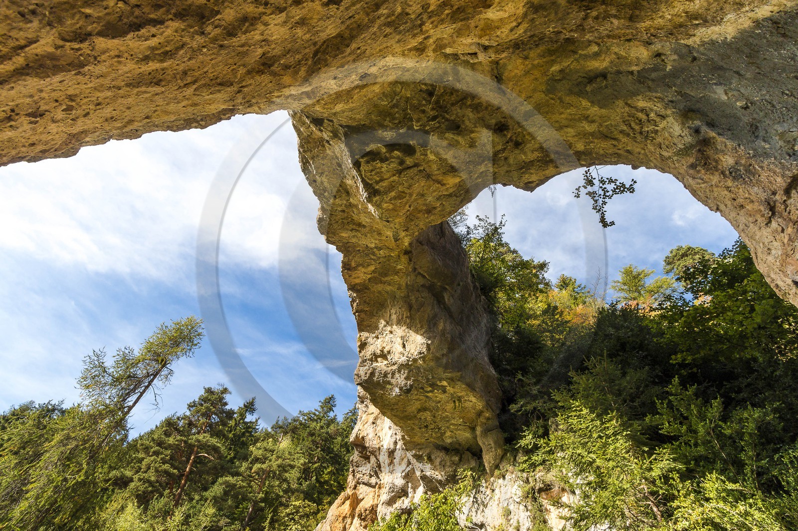Vallée de la Tinée, Roubion-Les Buisses, le Puy, arches naturelles