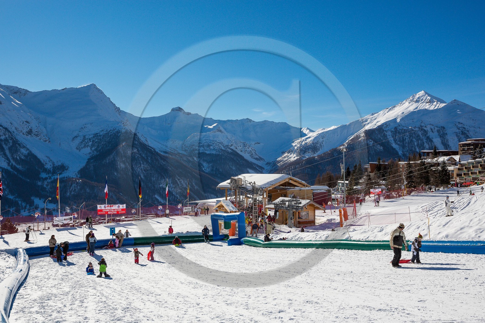 Station de ski d'Orcières 1850, piste de luge
