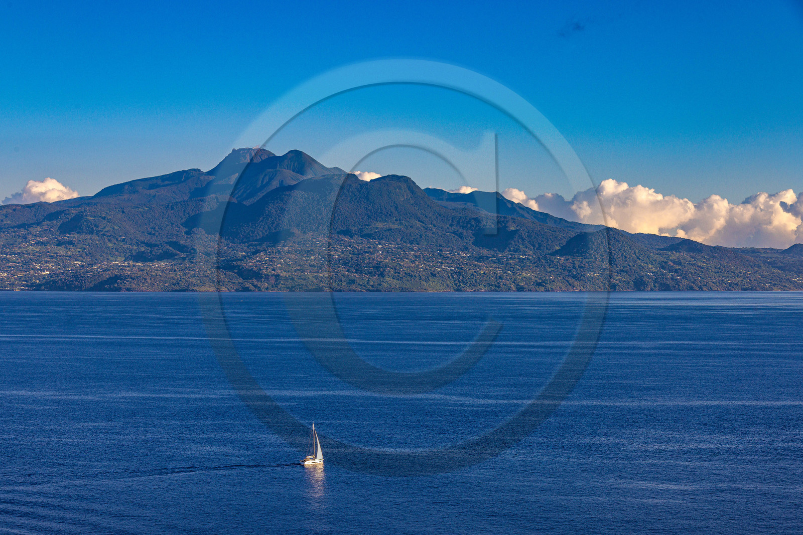 Navigation à voile en  Guadeloupe