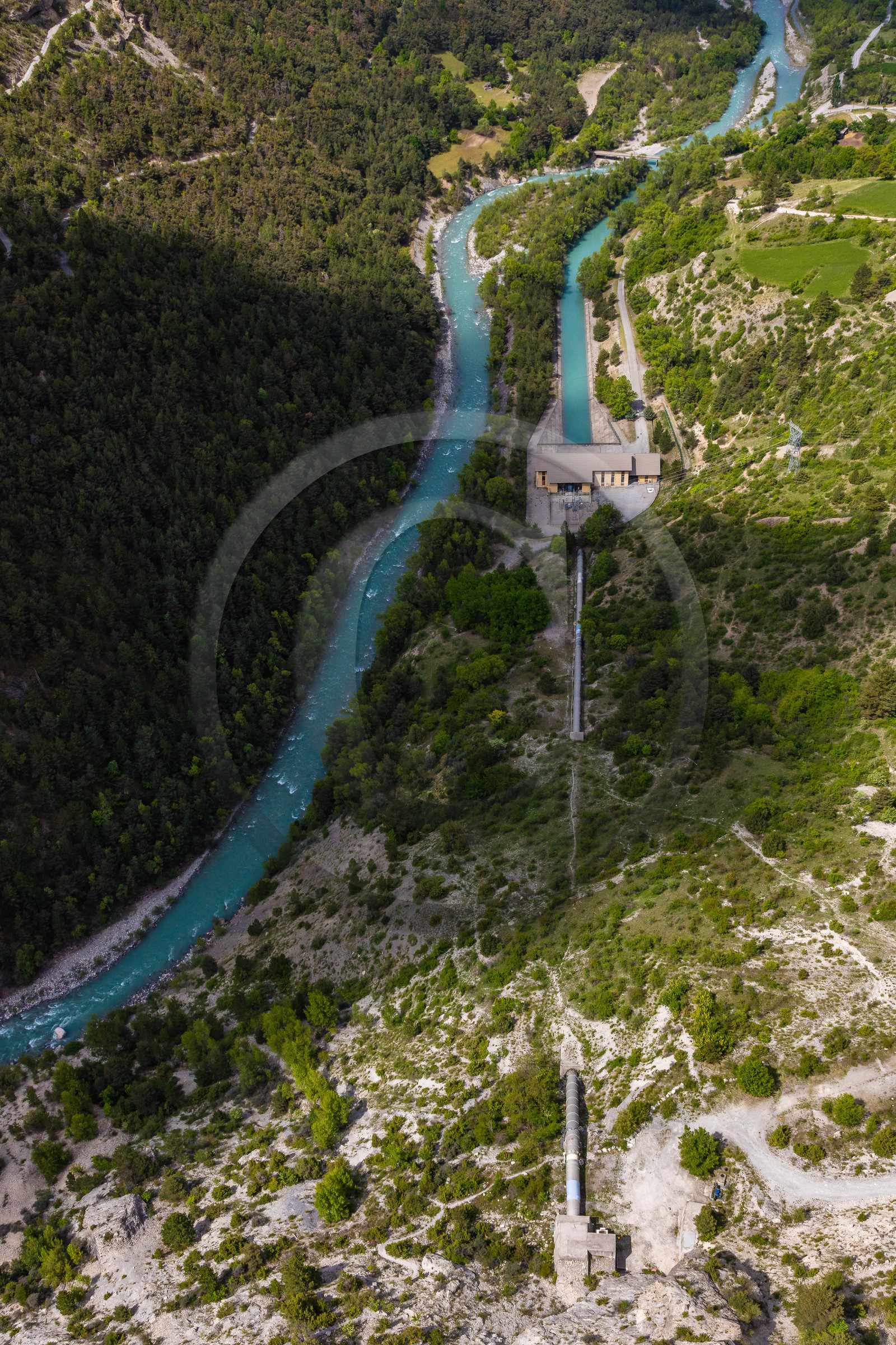 Aménagement de production hydraulique EDF d'Eygliers