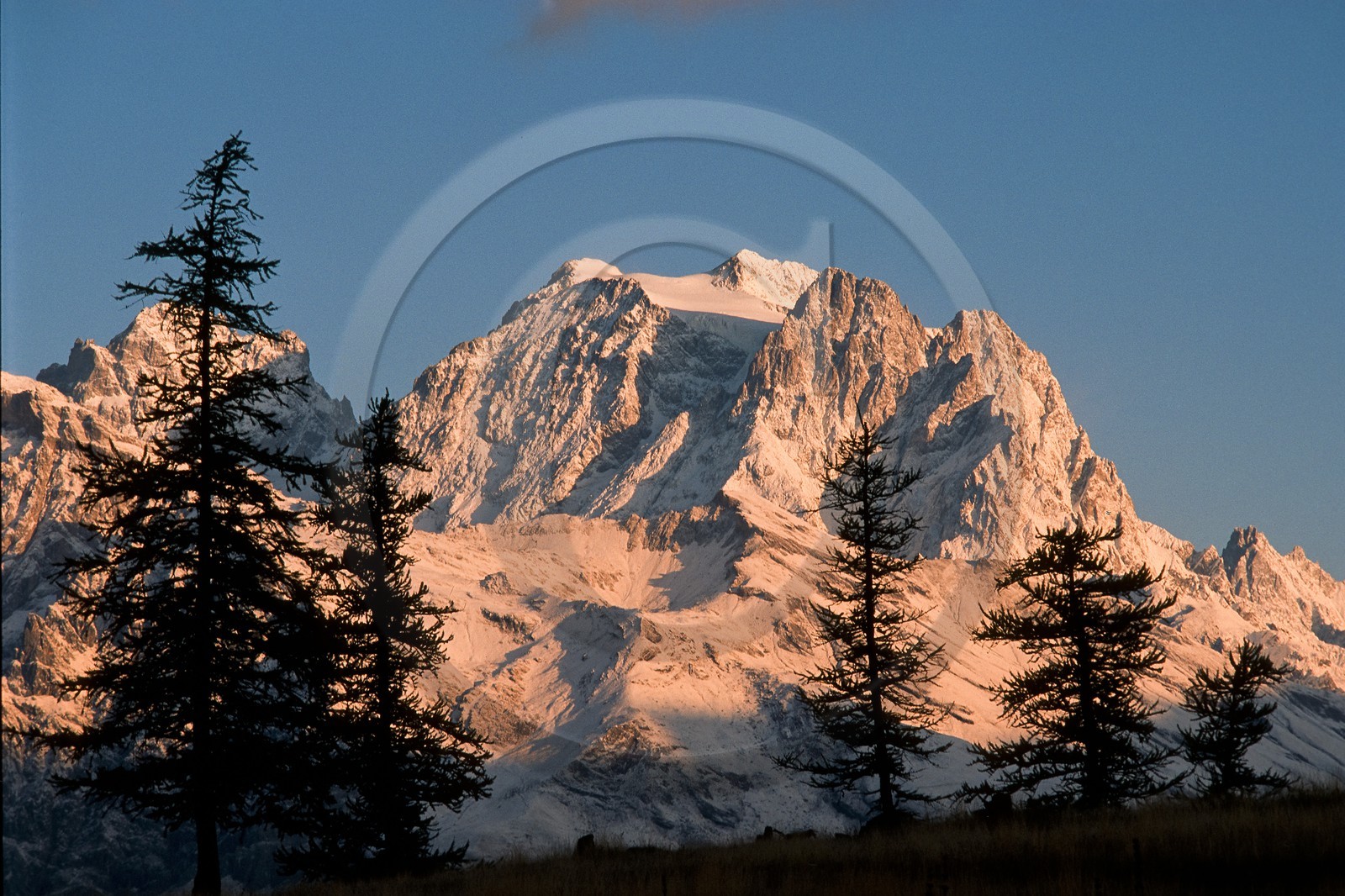 depuis le col de la Pousterle, Le Pelvoux