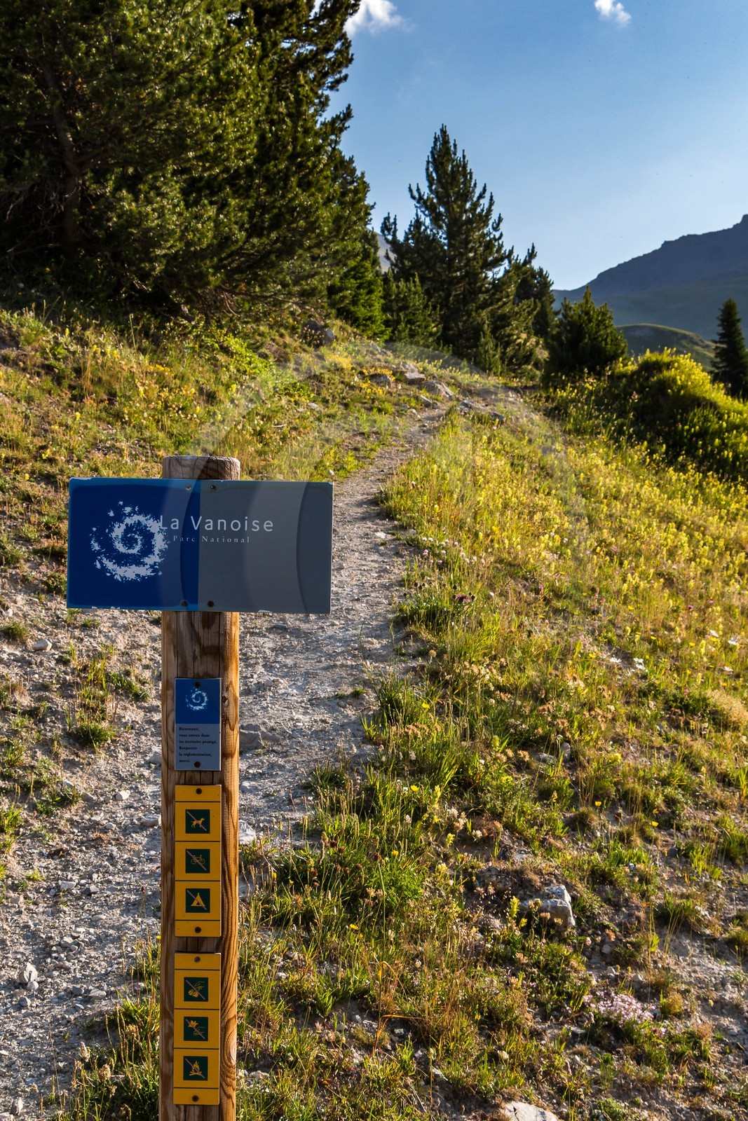 Termignon, les Sallanches, chemin de randonnée pédestre
